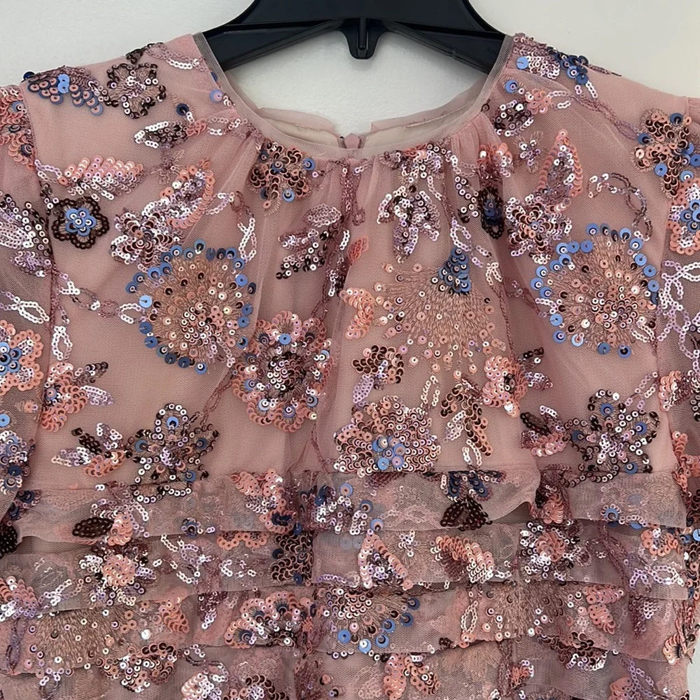 Rachel Parcell embroidered Tulle Dress with sequins - Picture 9 of 17